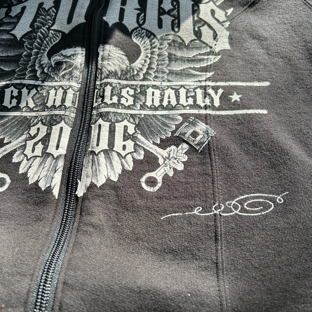 Vintage 2006 Sturgis Motorcycle Rally Full Zip. Fitted. EUC. Y2K. Moto. XL. - Picture 10 of 12